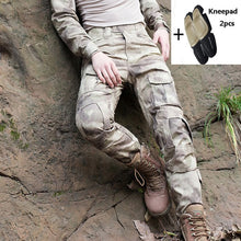 Load image into Gallery viewer, Tactical Pants Cargo Pants Men Military Knee Pad SWAT Army Airsoft Camouflage Clothes Hunter Field Work Combat Trouser Woodland