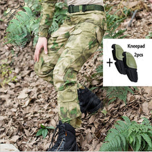 Load image into Gallery viewer, Tactical Pants Cargo Pants Men Military Knee Pad SWAT Army Airsoft Camouflage Clothes Hunter Field Work Combat Trouser Woodland