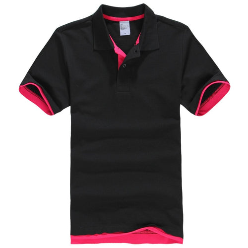 New Fashion Mens Polo Shirt 2019 Summer Hot Casual Solid Men Polo Shirt Cotton Turn-Down Collar Women Polo Shirts