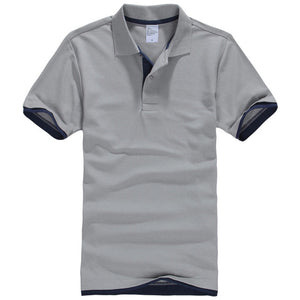 New Fashion Mens Polo Shirt 2019 Summer Hot Casual Solid Men Polo Shirt Cotton Turn-Down Collar Women Polo Shirts
