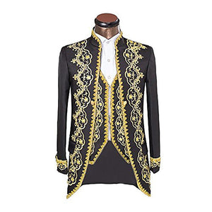 YUNCLOS Men's 3 Piece Casual Dress Suit Slim Fit Stylish Blazer Coats Jackets & Vest & Trousers