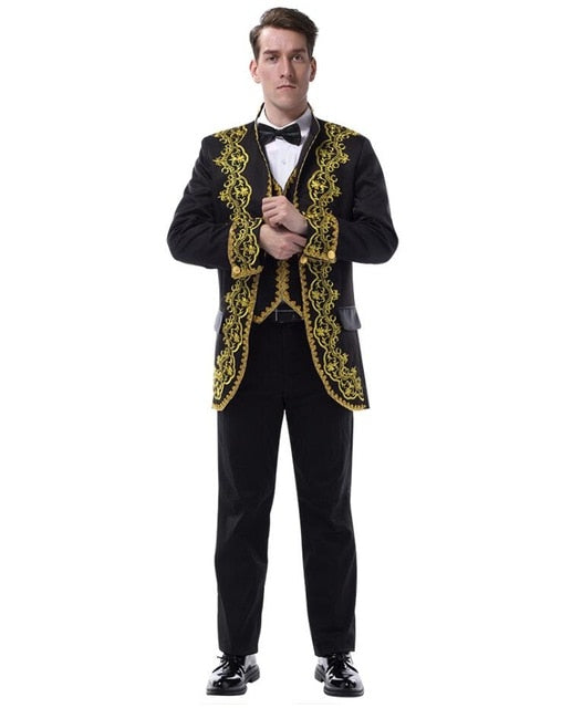 YUNCLOS Men's 3 Piece Casual Dress Suit Slim Fit Stylish Blazer Coats Jackets & Vest & Trousers